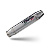 Exhaust compatible with Beta RR 125 Enduro Ac 4t 2005-2009, Deeptone Inox, Homologated legal slip-on exhaust including removable db killer and link pipe 