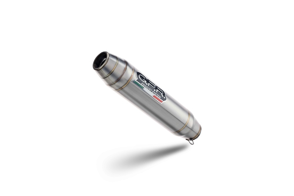 GPR exhaust compatible with  Honda Cbr 500 R 2012-2016, Deeptone Inox, Racing slip-on exhaust including link pipe 