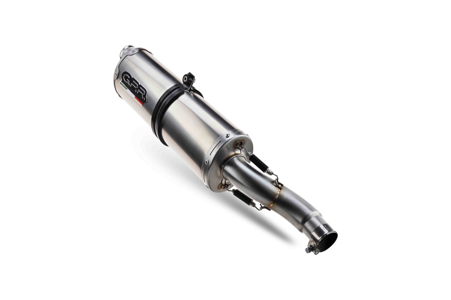 Exhaust compatible with Aprilia Tuareg 660 2021-2024, Dual Inox, Homologated legal slip-on exhaust including removable db killer and link pipe 