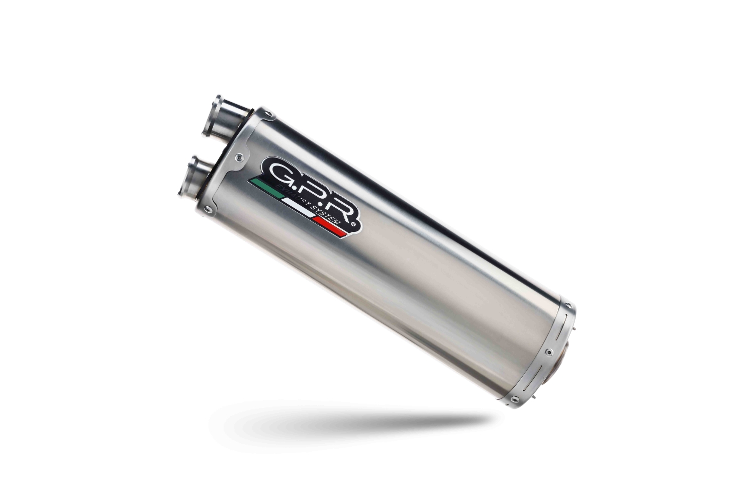Exhaust compatible with Triumph Tiger 900 GT / Pro / Rally Pro 2024-2025, Dual Inox, Homologated legal slip-on exhaust including removable db killer and link pipe 