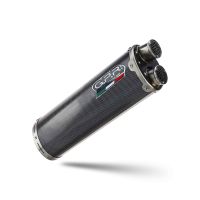 Exhaust compatible with Voge 650DSX 2021-2024, Dual Poppy, Homologated legal slip-on exhaust including removable db killer, link pipe and catalyst 