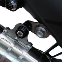 GPR exhaust compatible with  Zontes 703 F 2025-2026, Furore-X Titanio Nero, Homologated legal slip-on exhaust including removable db killer and link pipe 