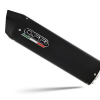 Exhaust compatible with Suzuki Burgman An 650 2013-2016, Furore Nero, Homologated legal full system exhaust, including removable db killer and catalyst 