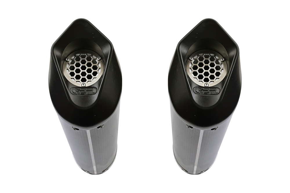 Exhaust compatible with Bmw K 1600 Gt 2022-2025, Furore Evo4 Poppy, Dual Homologated legal slip-on exhaust including removable db killers and link pipes 