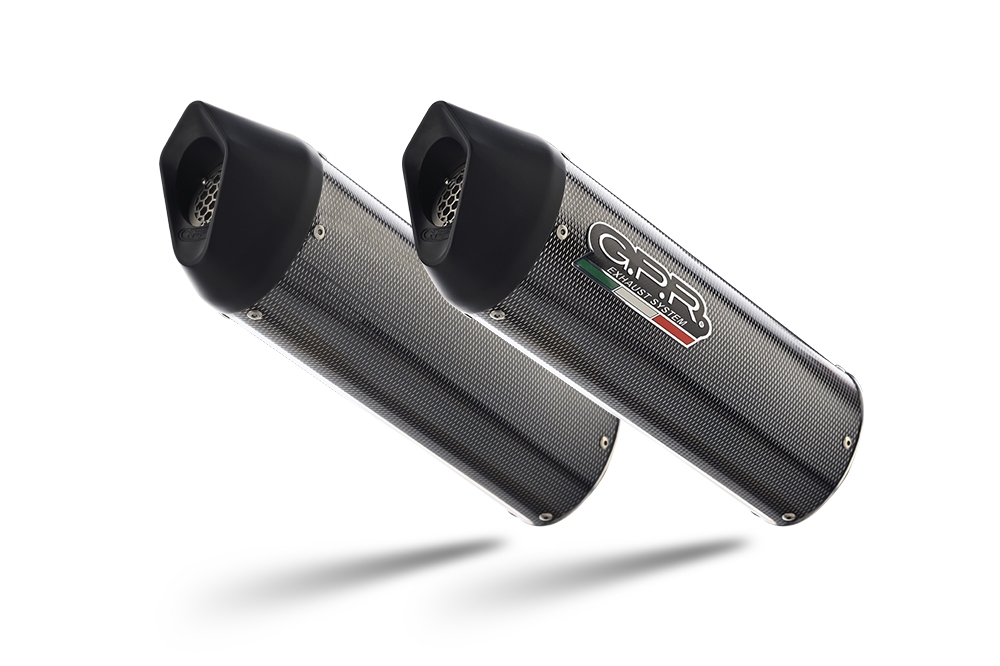 Exhaust compatible with Bmw K 1600 Gt 2022-2025, Furore Evo4 Poppy, Dual Homologated legal slip-on exhaust including removable db killers and link pipes 