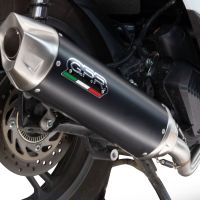 Exhaust compatible with Zontes E 350 2023-2025, Furore-X Scooter, Homologated legal full system exhaust, including removable db killer and catalyst 