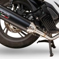 Exhaust compatible with Zontes E 350 2023-2025, Furore-X Scooter, Homologated legal full system exhaust, including removable db killer and catalyst 