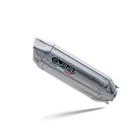 GPR exhaust compatible with  Kawasaki Zx-6R 636 2003-2004, Furore-X Inox, Homologated legal slip-on exhaust including removable db killer and link pipe 