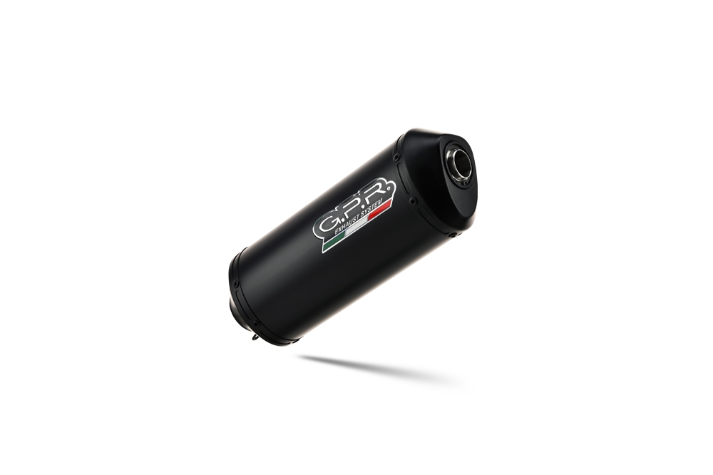 Exhaust compatible with Moto Guzzi Stelvio 1200 4V 2008-2010, Ghisa , Homologated legal slip-on exhaust including removable db killer and link pipe 