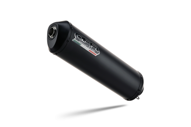 GPR exhaust compatible with  Honda Transalp XL 650 V 2000-2006, Ghisa , Homologated legal slip-on exhaust including removable db killer and link pipe 