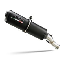 Exhaust compatible with Kawasaki Versys 650 2006-2014, Ghisa , Homologated legal slip-on exhaust including removable db killer and link pipe 