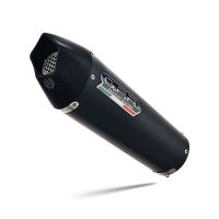 GPR exhaust compatible with  Triumph Daytona 660 2023-2025, GP Evo4 Black Titanium, Homologated legal full system exhaust, including removable db killer and catalyst 