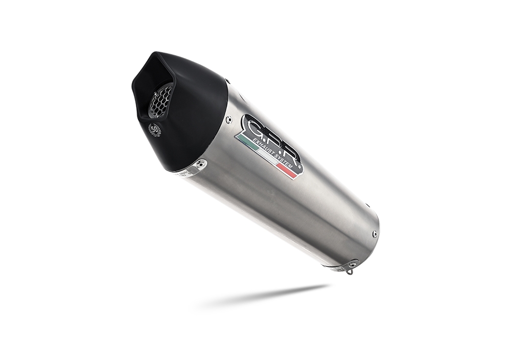 Exhaust compatible with Voge 900DSX 2024-2025, GP Evo4 Titanium, Homologated legal slip-on exhaust including removable db killer and link pipe 