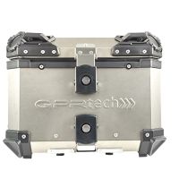 GPR TECH TOP CASE ALPI-TECH 35 LT. Top case in Titanium , Titanium Natural color with universal plate included Capacity 35 LT.