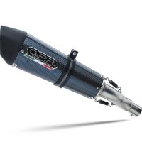 GPR exhaust compatible with  Mv Agusta Brutale 1090 R-RR  2010-2016, New Grand Prix Evo Poppy, Homologated legal slip-on exhaust including removable db killer and link pipe 