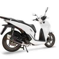 Exhaust compatible with Honda SH 150 2024-2025, Furore-X Scooter, Homologated silencer for noise including full line,db killer and catalyst compliant for inspection 