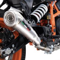 Exhaust compatible with Husqvarna Vitpilen 401 2024-2025, Powercone Evo, Homologated legal slip-on exhaust including removable db killer and link pipe 