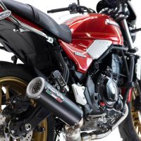 Exhaust compatible with Kawasaki Z 650 RS 2024-2025, M3 Black Titanium, Homologated silencer for noise including full line,db killer and catalyst compliant for inspection 