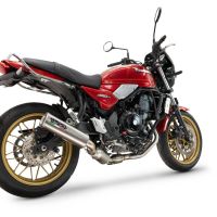 Exhaust compatible with Kawasaki Z 650 RS 2024-2025, M3 Inox , Homologated silencer for noise including full line,db killer and catalyst compliant for inspection 
