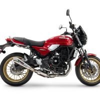 Exhaust compatible with Kawasaki Z 650 RS 2024-2025, Powercone Evo, Homologated silencer for noise including full line,db killer and catalyst compliant for inspection 