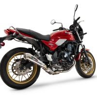 Exhaust compatible with Kawasaki Z 650 RS 2024-2025, Powercone Evo, Homologated silencer for noise including full line,db killer and catalyst compliant for inspection 