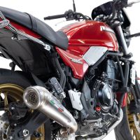 Exhaust compatible with Kawasaki Z 650 RS 2024-2025, Powercone Evo, Homologated silencer for noise including full line,db killer and catalyst compliant for inspection 