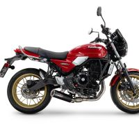 GPR exhaust compatible with  Kawasaki Z 650 RS 2024-2025, M3 Black Titanium, Racing full system exhaust, including removable db killer/spark arrestor 