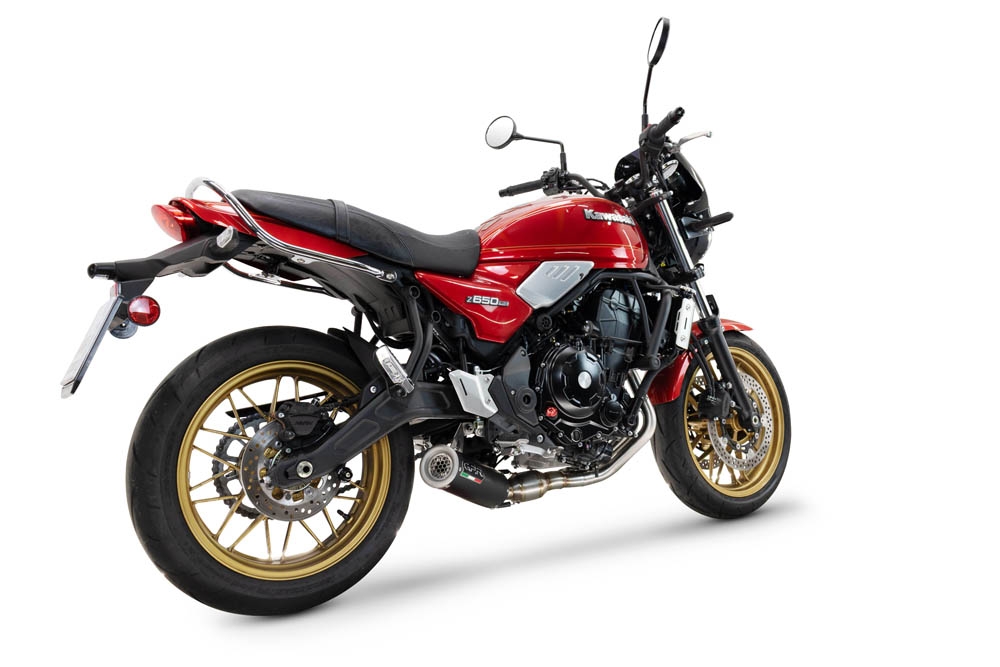 GPR exhaust compatible with  Kawasaki Z 650 RS 2024-2025, M3 Black Titanium, Racing full system exhaust, including removable db killer/spark arrestor 