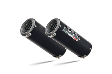 GPR exhaust compatible with  Kawasaki Z 1000 Sx 2017-2020, M3 Black Titanium, Dual Homologated legal slip-on exhaust including removable db killers and link pipes 