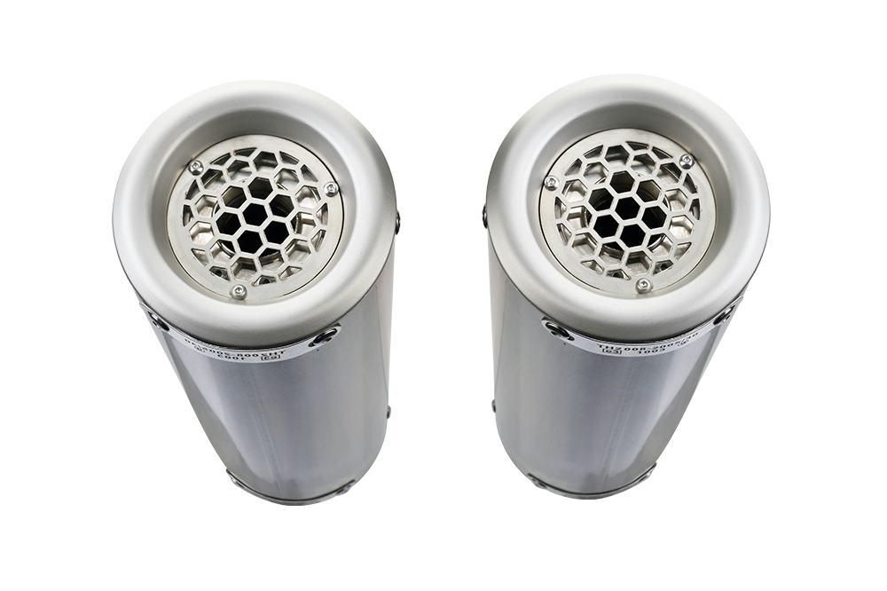 GPR exhaust compatible with  Ducati 748 -S -SP -SPS -R -RS  1995-2002, M3 Inox , Dual Homologated legal slip-on exhaust including removable db killers and link pipes 