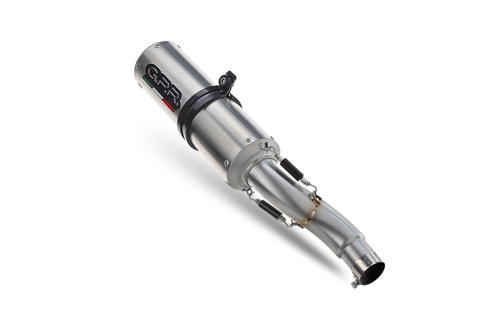GPR exhaust compatible with  Benelli Leoncino 500  2017-2024, M3 Inox , Homologated legal Mid-full system exhaust, including removable db killer and catalyst  