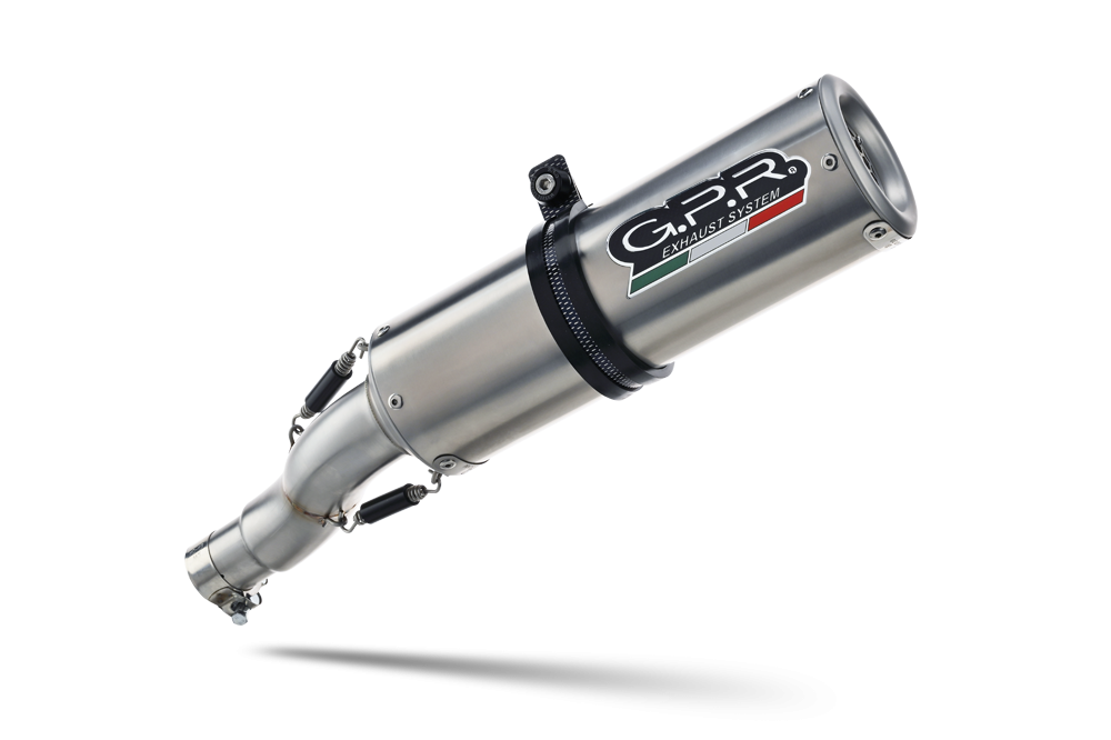 GPR exhaust compatible with  Bmw R Nine-T 1200 -Pure -Racer -Urban G-S 2017-2023, M3 Inox , Homologated legal slip-on exhaust including removable db killer and link pipe 