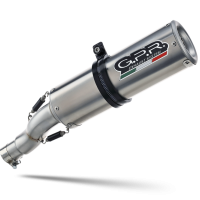 GPR exhaust compatible with  Bmw R Nine-T 1200 -Pure -Racer -Urban G-S 2017-2023, M3 Inox , Homologated legal slip-on exhaust including removable db killer and link pipe 