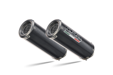 GPR exhaust compatible with  Ducati Monster 1100 2009-2010, M3 Poppy , Dual Homologated legal slip-on exhaust including removable db killers and link pipes 