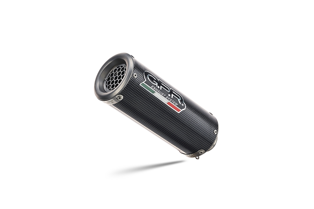 Exhaust compatible with Mv Agusta Brutale 800 2017-2020, M3 Poppy , Slip-on exhaust legal for UK and non-EU markets including link pipe and removable db killer 