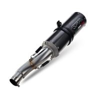 Exhaust compatible with Triumph Speed Triple 1050 R - S 2016-2020, M3 Poppy , Dual Homologated legal slip-on exhaust including removable db killers and link pipes 