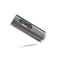 Exhaust compatible with Bmw C 650 Sport 2016-2020, M3 Titanium Natural, Homologated legal slip-on exhaust including removable db killer and link pipe 