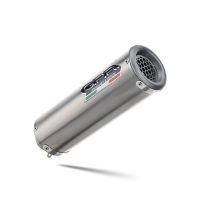 Exhaust compatible with Bmw R Nine-T 1200 -Pure -Racer -Urban G-S 2017-2023, M3 Titanium Natural, Homologated legal slip-on exhaust including removable db killer and link pipe 