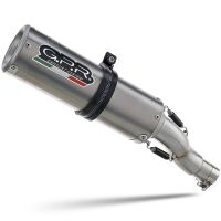 Exhaust compatible with Aprilia Tuono V4 1100 -Rr -Factory 2015-2016, M3 Titanium Natural, Homologated legal slip-on exhaust including removable db killer and link pipe 