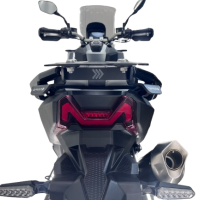 Roof rack GPR TECH compatible with  Sym ADX TG 400 2024/2026 e5 Plus GPR TECH Specific rear rack Top Case ALPITECH 26 > 35 LT Rear rack,stainless steel made with 4 anchor points