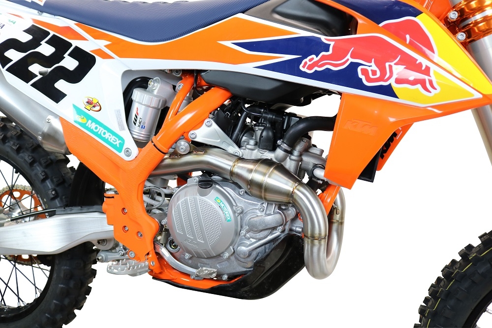 GPR exhaust compatible with  Gas Gas EC 450F 2021-2023, Pentacross FULL Titanium, Racing full system exhaust, including removable db killer/spark arrestor 