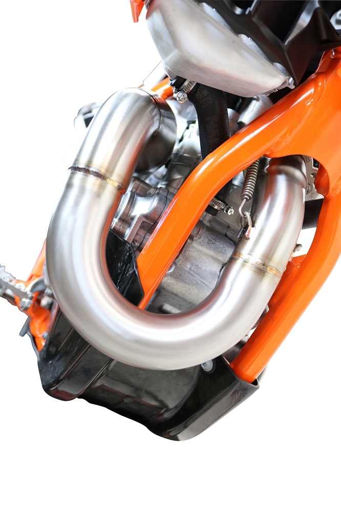 GPR exhaust compatible with  Ktm SX-F 450 2023-2025, Pentacross FULL Titanium, Racing full system exhaust, including removable db killer/spark arrestor 