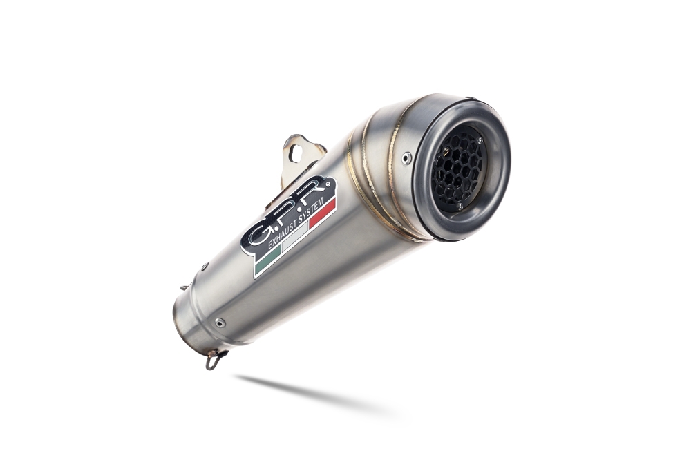 Exhaust compatible with Bmw R Nine-T 1200 -Pure -Racer -Urban G-S 2017-2023, Powercone Evo, Homologated legal slip-on exhaust including removable db killer and link pipe 