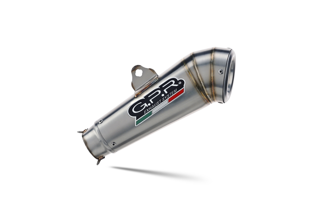 Exhaust compatible with Bmw R Nine-T 1200 -Pure -Racer -Urban G-S 2017-2023, Powercone Evo, Homologated legal slip-on exhaust including removable db killer and link pipe 