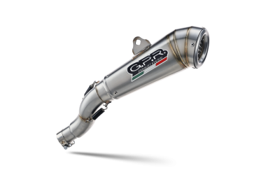 GPR exhaust compatible with  Bmw R Nine-T 1200 -Pure -Racer -Urban G-S 2017-2023, Powercone Evo, Homologated legal slip-on exhaust including removable db killer and link pipe 