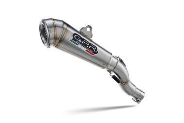 GPR exhaust compatible with  Suzuki Gsx-S 950  2015-2016, Powercone Evo, Homologated legal slip-on exhaust including removable db killer and link pipe 