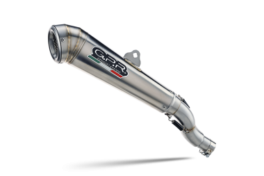 GPR exhaust compatible with  Ducati Monster 1200 S -R  2017-2021, Powercone Evo, Homologated legal slip-on exhaust including removable db killer, link pipe and catalyst 