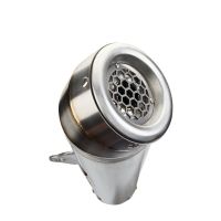 Exhaust compatible with Benelli Leoncino 500 2017-2024, Powercone Evo, Homologated legal slip-on exhaust including removable db killer and link pipe 