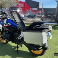 GPR TECH compatible with  BMW R 1300 GS Adventure 2023/2025 GPR TECH Pair of side cases aluminum made, silver color with specific pannier holder Capacity 38 LT. + 38 LT.