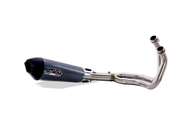 GPR exhaust compatible with  Ktm Lc8 950 Adventure - S  2003-2007, Gpe Ann. Poppy, Homologated legal full system exhaust, including removable db killer 